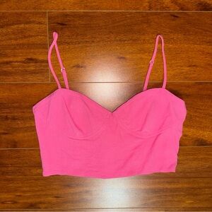 Aritzia Sunday Best Cropped Bustier/Corset Top